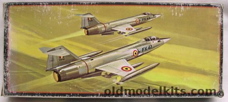 AMT-Hasegawa 1/72 Lockheed F-104 Starfighter Greek - Italian - Spanish AF Markings, A625-100 plastic model kit